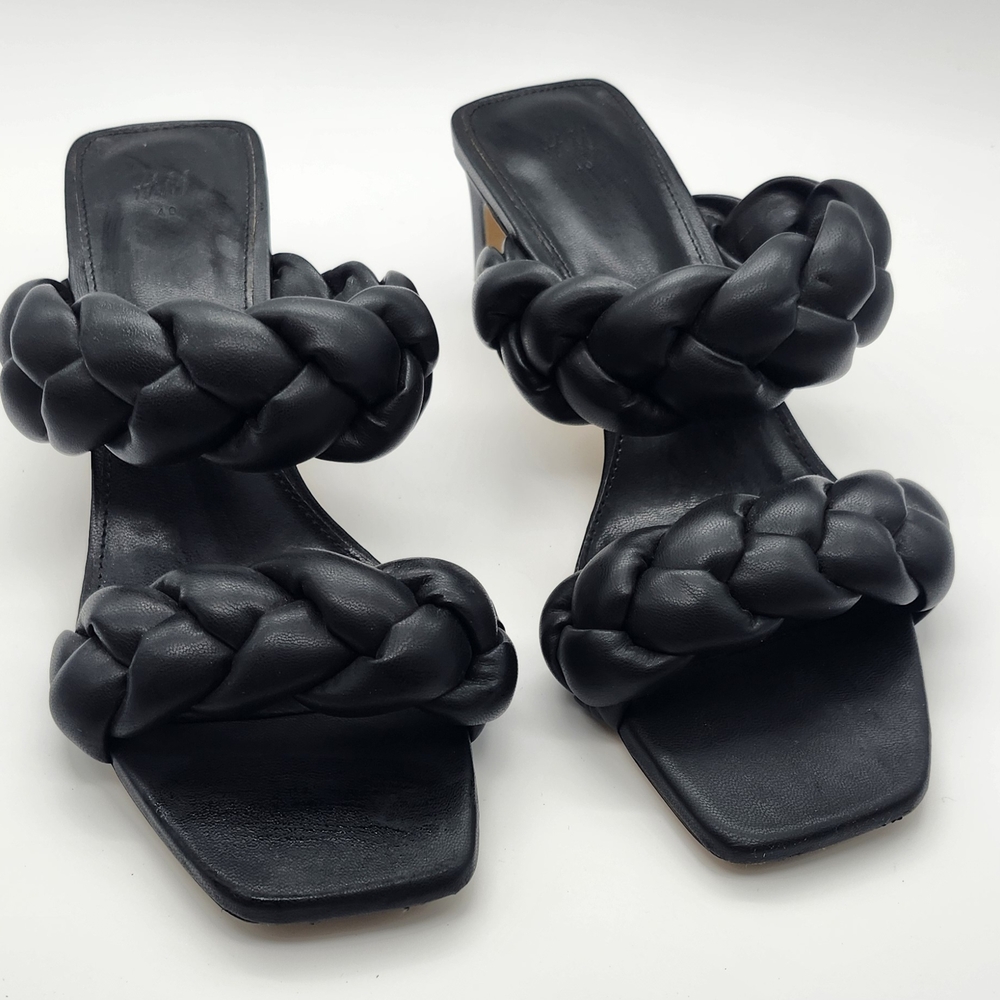 H&M Black Braided Women's Sandals